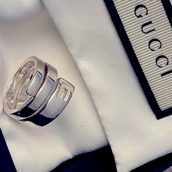 925 Sterling Silver Gucci wrap ring